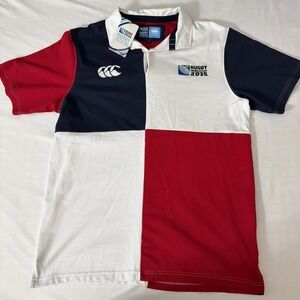 Brand New Tags Vintage Canterbury 2015 Rugby World Cup Polo Shirt Men's Size XL